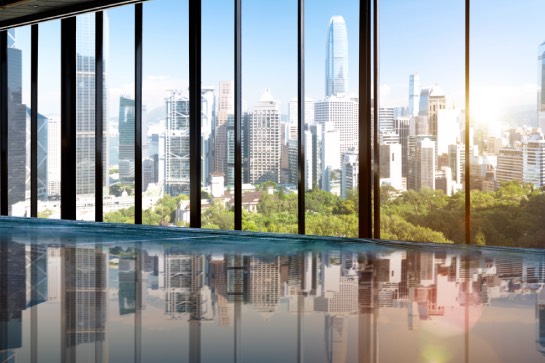 Minimalist setting representing privacy and professionalism